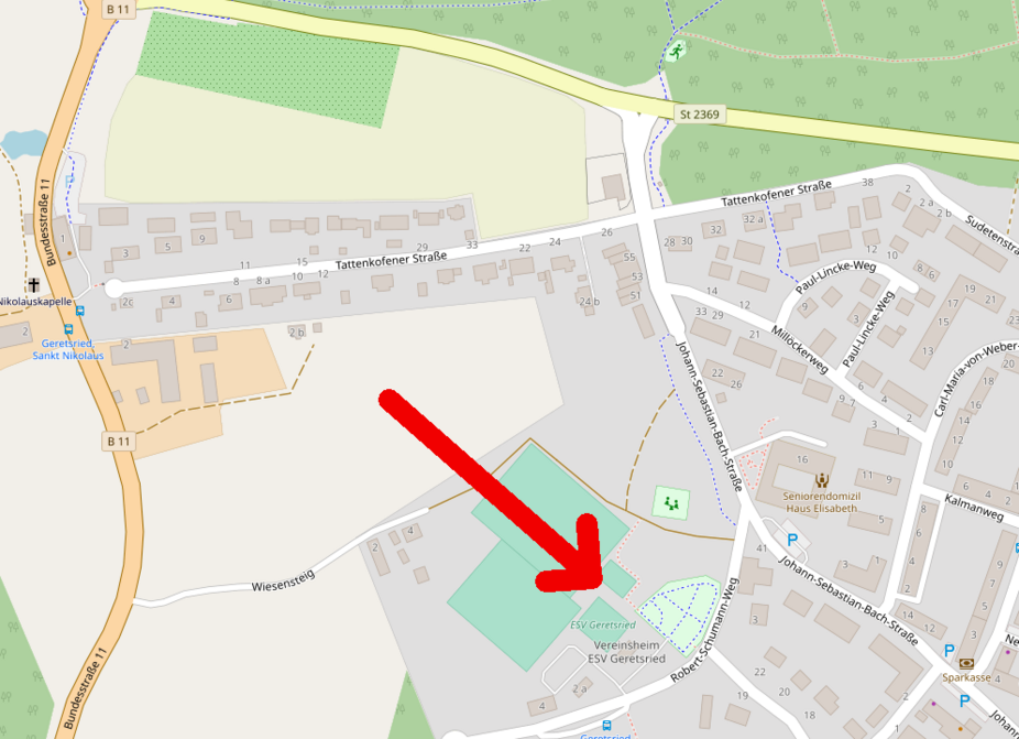 Geretsried Verkehrsübungsplatz Robert-Schumann-Weg Übungsplatz in Geretsried