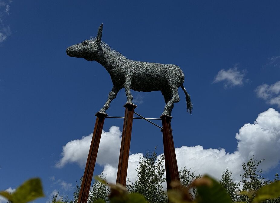 Skulptur Rheinischer Esel Skulptur Rheinischer Esel