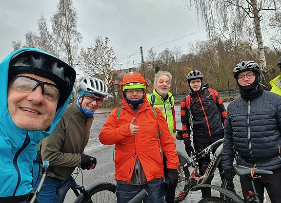 MTB-Tour „Der Norden und Westen Schwalmstadts“ Am_Ziel_angekommen