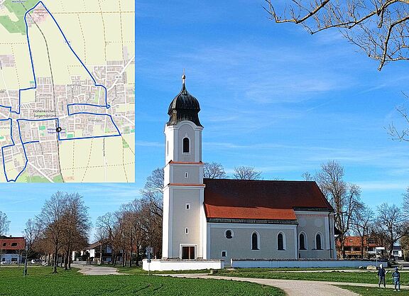 St. Leonhard mit Karte